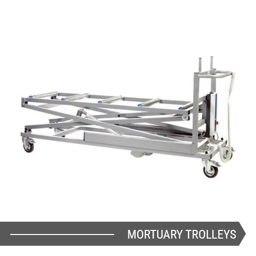 Stainless Steel Mortuary Trolleys