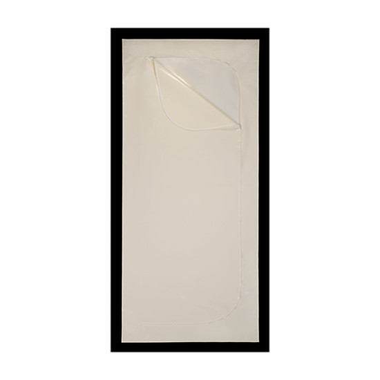 Adult Body Bag – Beige PE, U-Shape Zip, 2400 × 1000 mm, 200 µm (Ref. 1204)