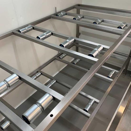 3-Tier Side Loading Racking | Mortuary Equipment Direct