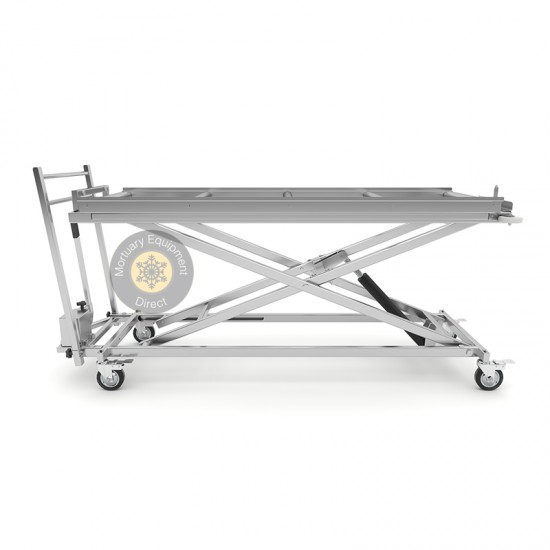 Manual Front Loading Trolley 1700mm High 304 Stainless Steel Finish