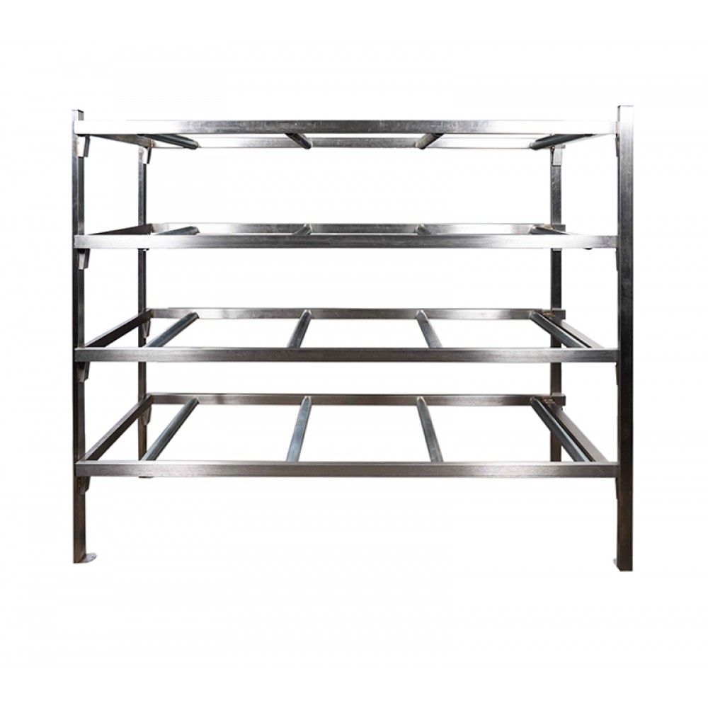 4-Tier Front Loading Standard Racking | Mortuary Equipment Direct